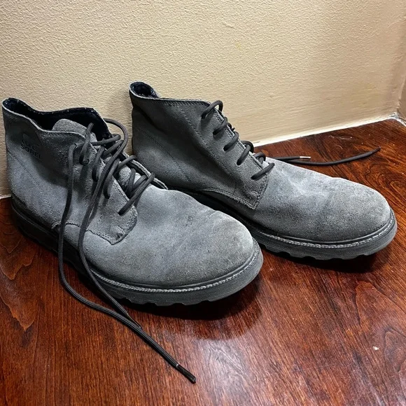 Sorel/Men's Preloved Gray Chukka Boots Size 10 - Picture 2 of 8